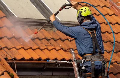 Démoussage et hydrofuge de toiture à Laubert